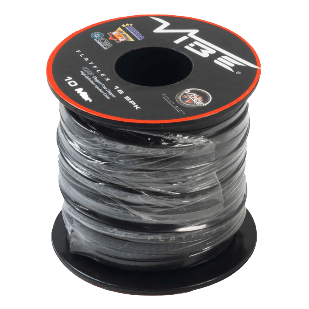 FLATFLEX16SPK10M – 16 AWG Flaches Lautsprecherkabel (10m)