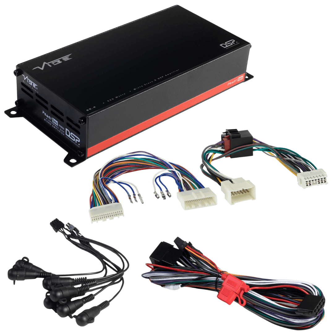 POWERBOX65.4-8MDSP-V3 + TAK-087 | Plug & Play DSP Verstärker | u. a. Dacia/Renault