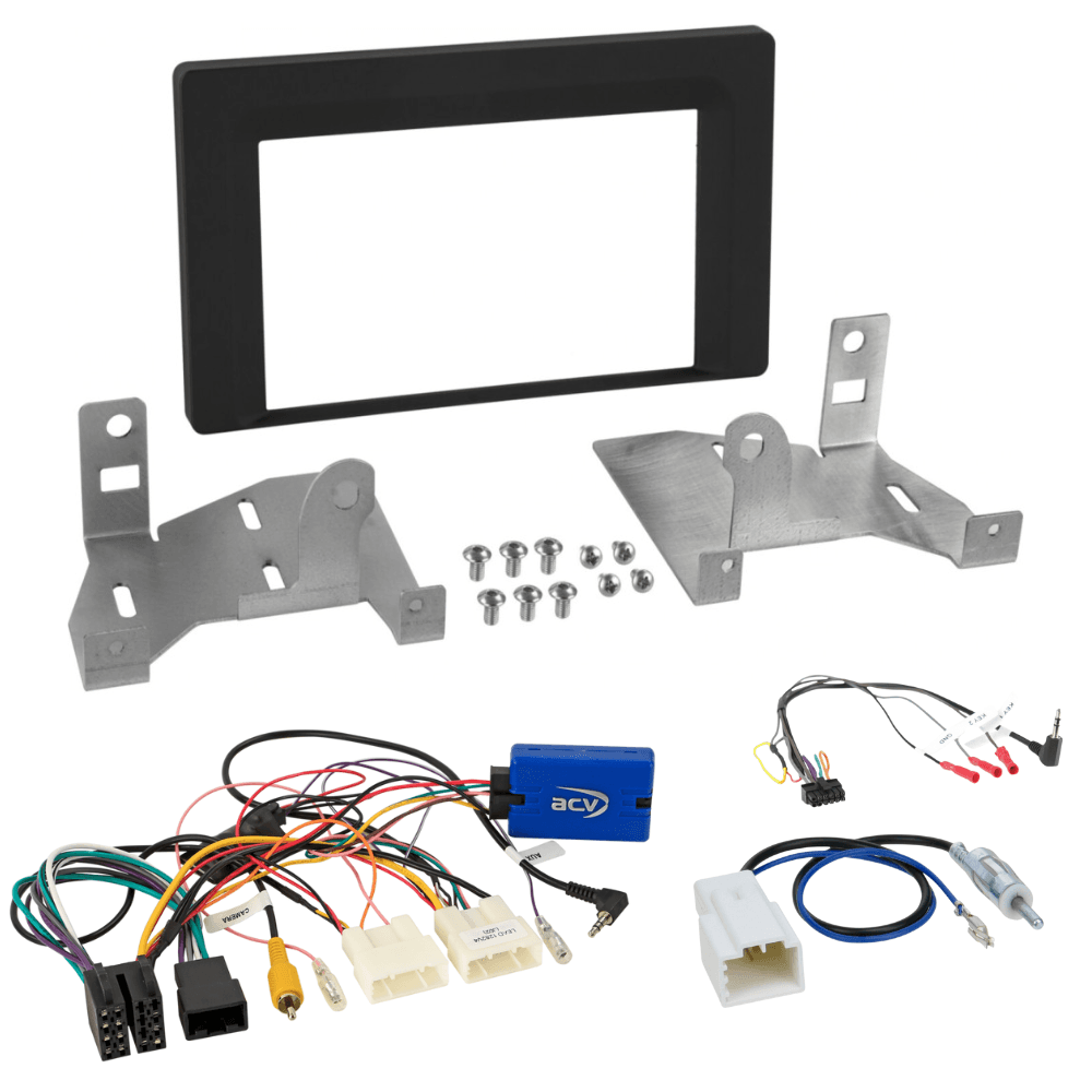 2-DIN KIT Toyota Aygo X AB7 22-24 Matt Schwarz