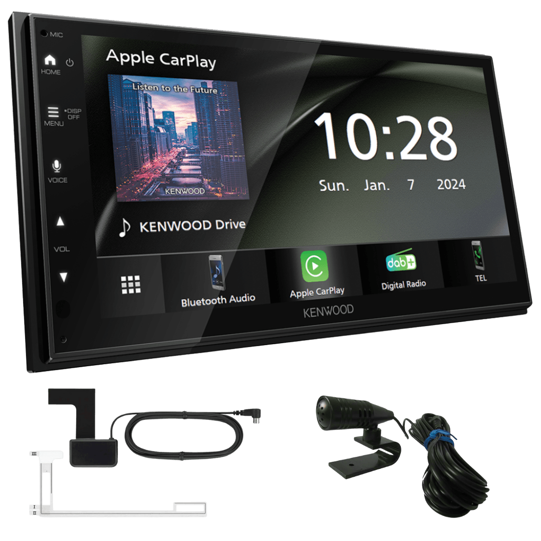 DMX6523DABS mit Antenne und Mikrofon