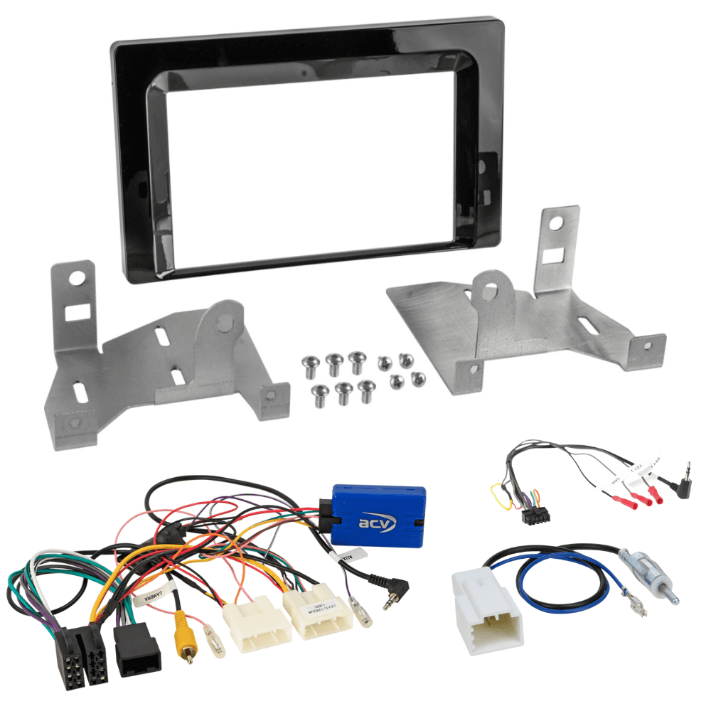 2-DIN KIT Toyota Aygo X AB7 22-24 Klavierlack Schwarz
