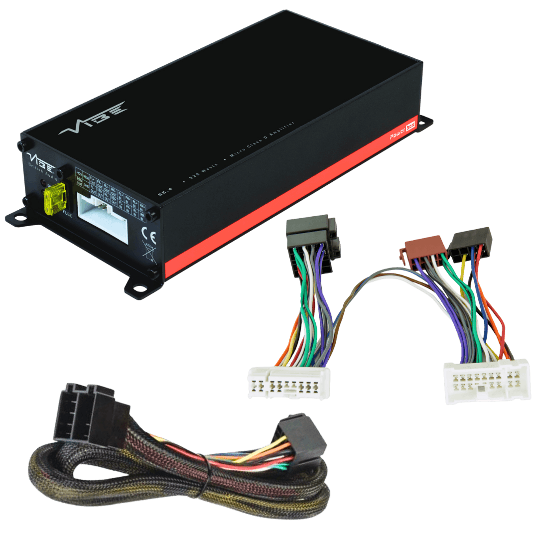 POWERBOX65.4M-V7 + TAK-071 – 4-Kanal-Verstärker für Nissan