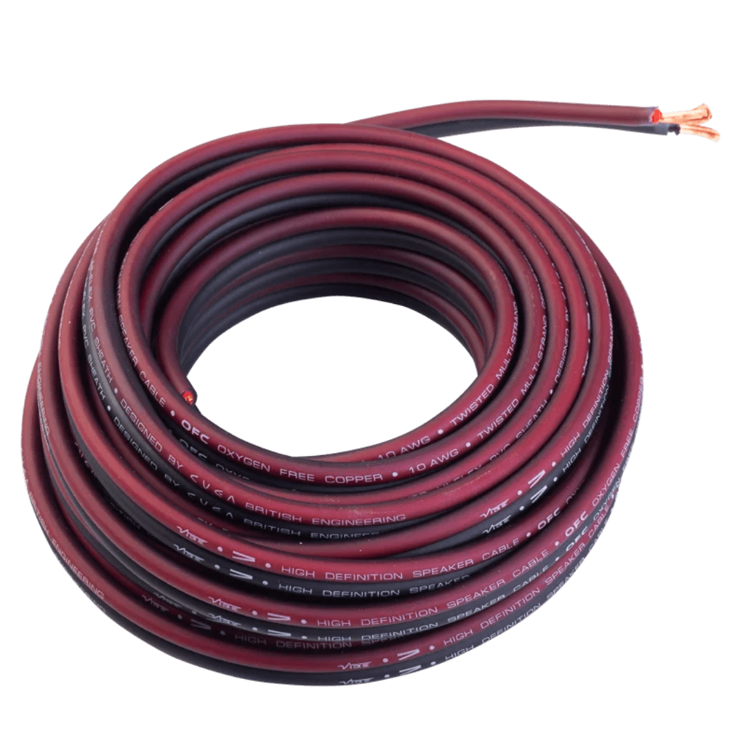 CVEN10SPK-V5 – 10 AWG (6,0 mm²) OFC Lautsprecherkabel pro Meter