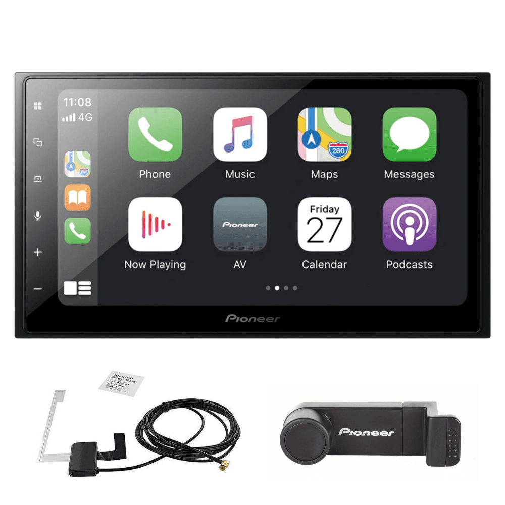 SPH-DA250DAB mit Antenne und Telefonhalter