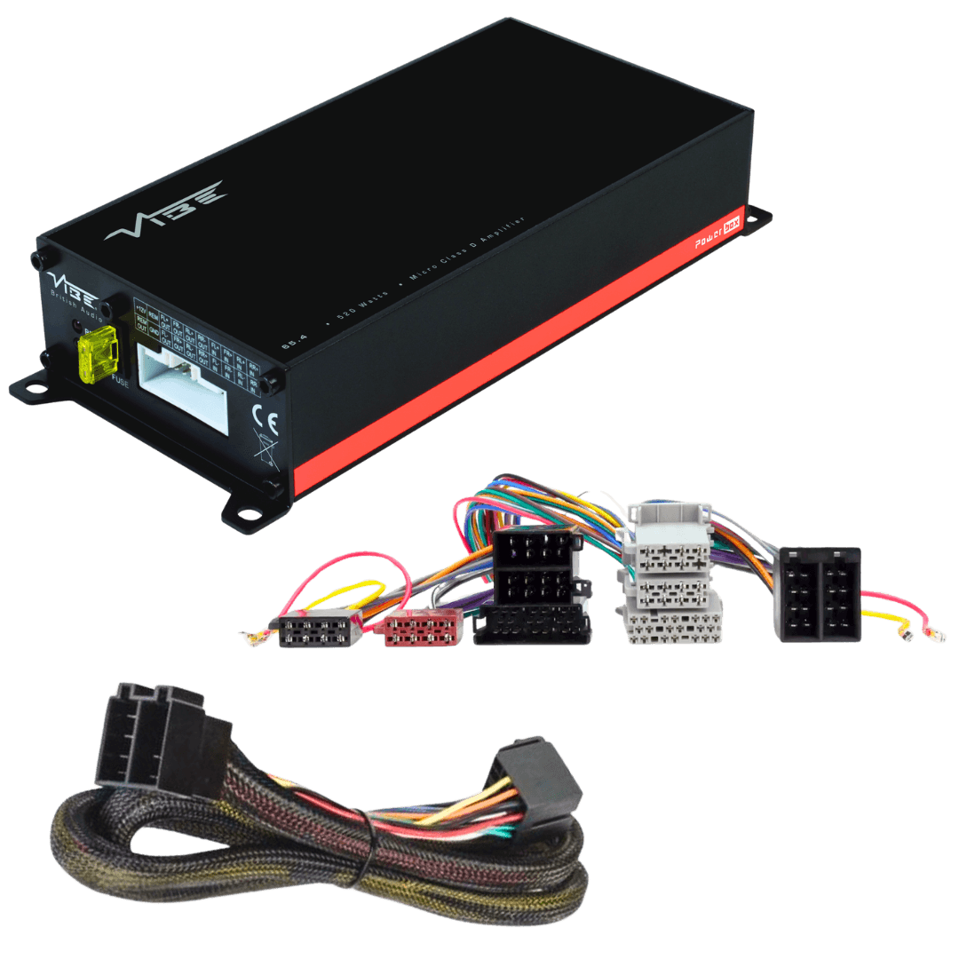 POWERBOX65.4M + TAK-044 – 4-Kanal-Verstärker für Opel