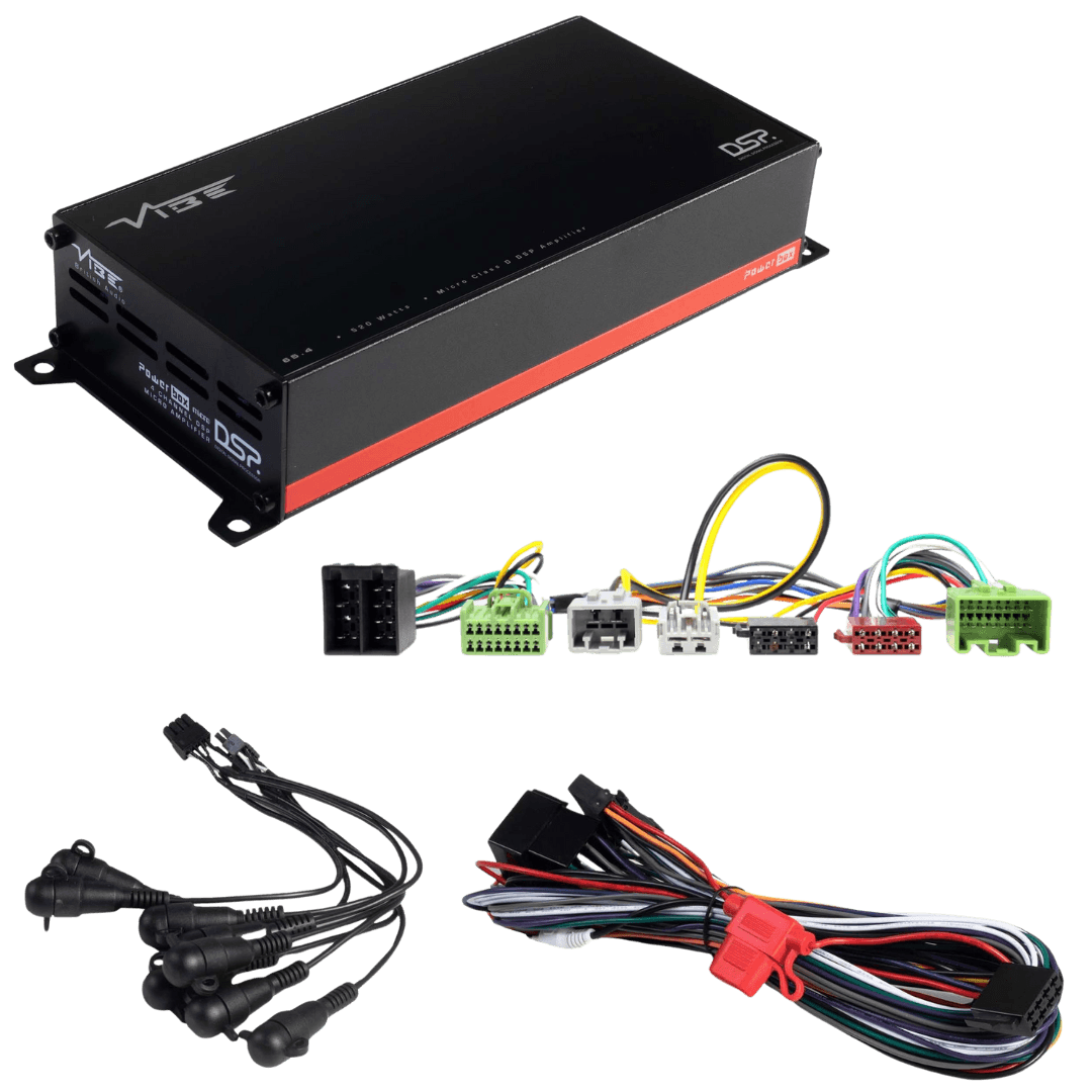 POWERBOX65.4-8MDSP-V3 + TAK-015 | Plug & Play DSP Verstärker | Volvo OEM Verstärker