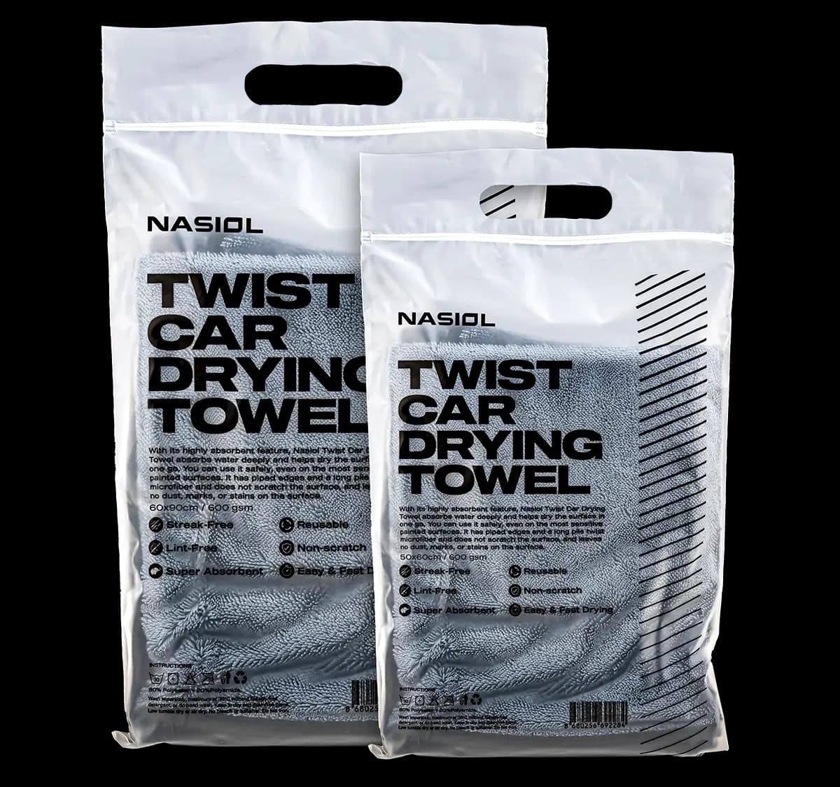Twist Car Drying Towel - 50 x 60 cm