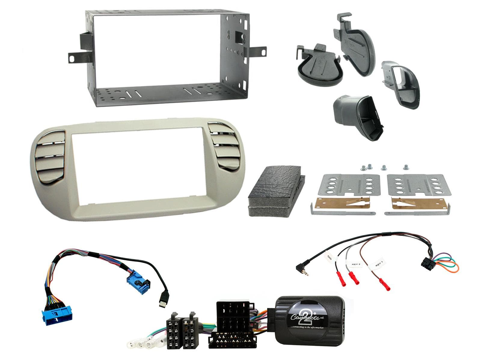 CTKFT05 | Multimedia-Installations KIT | Fiat 500