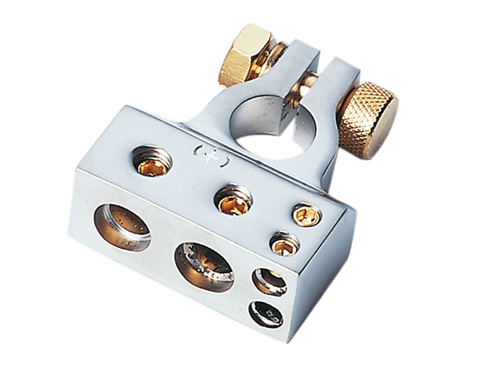 30.4000-04s | Batteriepolklemme (Plus) | 1x35mm² / 1x20mm² / 2x10mm²