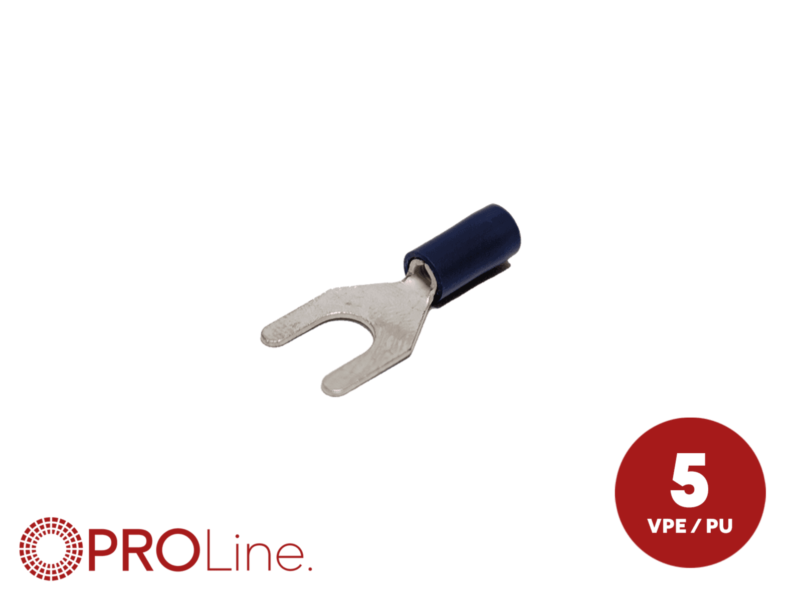 344342-2-5-p | Gabelschuh | 1.5-2.5 mm² / 6.5 mm