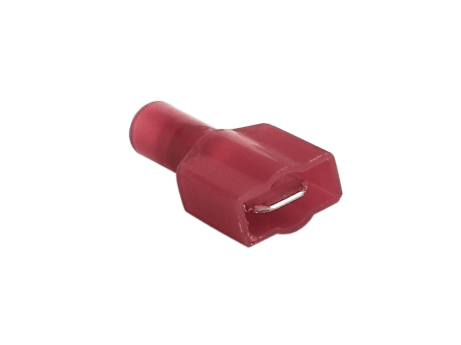 346313-2 – Vollständig isolierte Flachsteckhülse 6,3 mm (Rot)